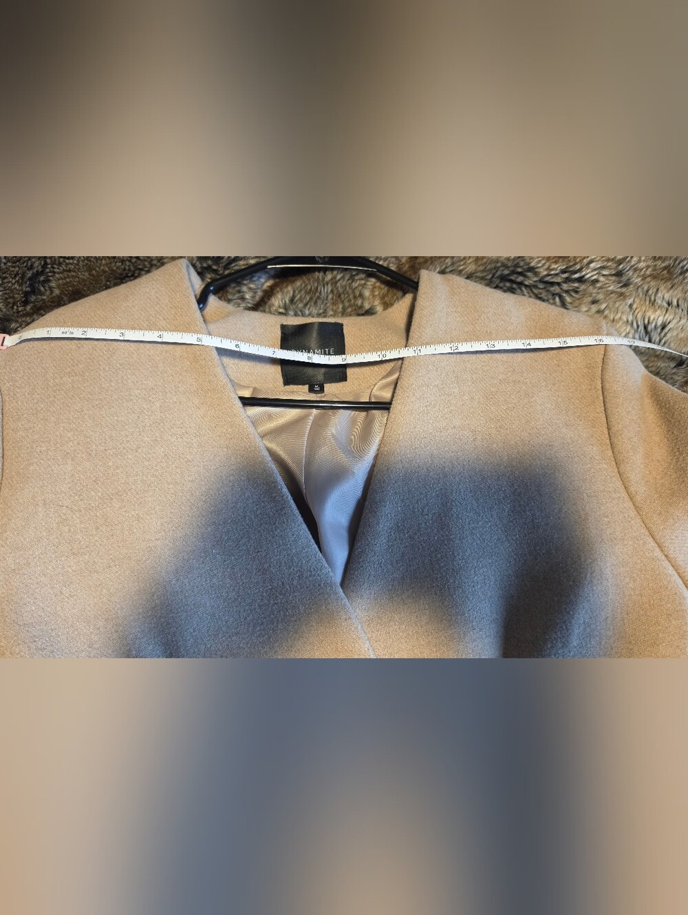 DYNAMITE wool coat - Picture 12 of 15